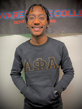 Alpha Black Pocket Crewneck